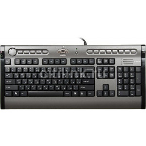 Клавиатура проводная A4Tech KA-15MU; PS/2; Silver&Black 