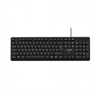 Клавиатура проводная CBR KB 111 Carbon 1,5м USB; Black