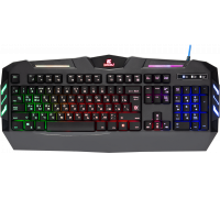 Клавиатура проводная Defender Werewolf GK-120DL RU (45120); USB; Black