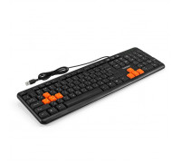 Клавиатура проводная Exegate LY-403; USB; Black