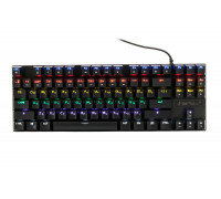 Клавиатура проводная Gembird KB-G510; механическая; LED-подсветка; USB; Black