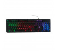 Клавиатура проводная Gembird KB-G700; LED-подсветка;USB; Black
