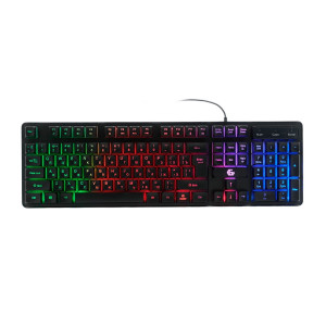 Клавиатура проводная Gembird KB-G700; LED-подсветка;USB; Black