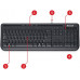 Клавиатура проводная Microsoft Wired Keyboard 600 (ANB-00018)