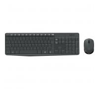 Клавиатура+мышь беспроводная Logitech Wireless Combo MK235; USB; Black 