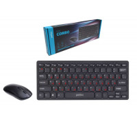 Клавиатура+мышь беспроводная Perfeo mini COMBO (PF_B4898); USB; Wireless; Black 