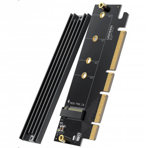 Контроллер Адаптер PCI-E x4.0х16 для накопителей формата SSD M.2 Ugreen CM465 (30715)