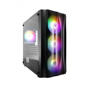Корпус 1STPLAYER FIREBASE X3-M (X3-M-BK-4F1); черный