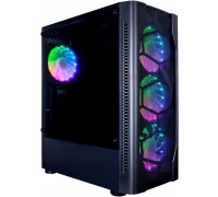 Корпус 1STPLAYER DK-D4 (D4-BK-4G6; Midi-Tower; ATX