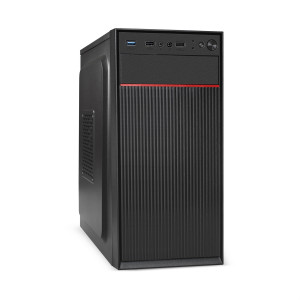 Корпус ExeGate BAA-113U; Black, mATX