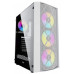 Корпус Powercase Rhombus X4 White (CMRMW-L4); Midi-Tower; White; ATX
