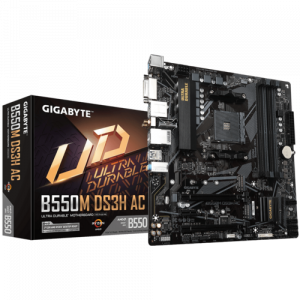 Материнская плата GIGABYTE B550M DS3H AC