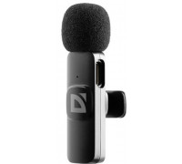 Микрофон Defender Talky-137 (64137); прищепка; Black