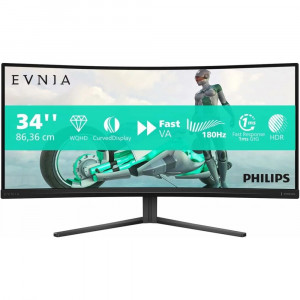 Монитор VA 34" PHILIPS 34M2C3500L; 180Hz