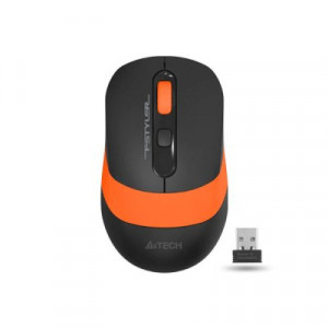 Мышь беспроводная A4Tech Fstyler FG10S Black/Orange