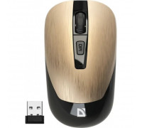 Мышь беспроводная Defender Wave MM-995; Wireless; USB; Bronze 