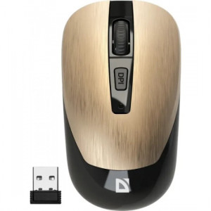 Мышь беспроводная Defender Wave MM-995; Wireless; USB; Bronze 