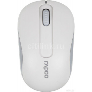 Мышь беспроводная Rapoo M10 (10926); Wireless; USB; White/Gray