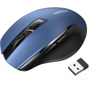 Мышь беспроводная Ugreen MU006 (25753); Wireless; Bluetooth, 4000dpi; USB; Blue