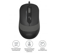 Мышь проводная A4Tech Fstyler FM10; USB; Black&Grey