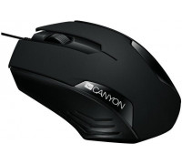 Мышь проводная CANYON CNE-CMS02B; USB; Black