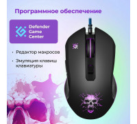 Мышь проводная Defender Singularity MKP-118; USB; Black