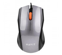 Мышь проводная Havit HV-MS689; USB; Black&Gray 