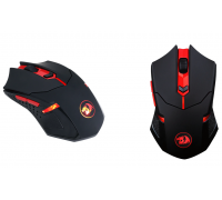 Мышь проводная Redragon; USB; 3200dpi; Black/Red  M601BA oem