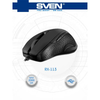 Мышь проводная Sven RX-113 (SV-018733)