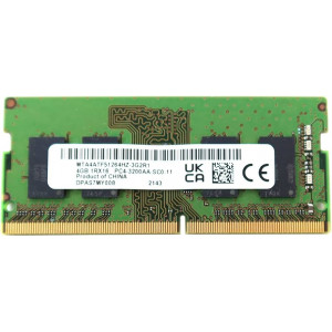 Оперативная память DDR4 SODIMM 4Gb PC4-23500 (3200); Micron (MTA4ATF51264HZ-3G2R1)