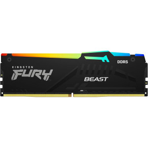 Оперативная память DDR5 32Gb 5600MHz Kingston Fury Beast Black RGB 40-40-40 (KF556C40BBA-32)