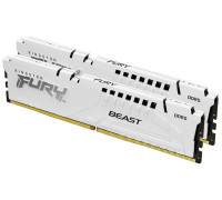 Оперативная память DDR5 64Gb (2x32Gb) 6000MHz Kingston Fury White (KF560C30BWK2-64)