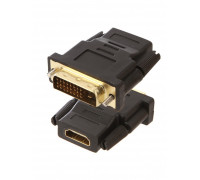 Переходник DVI-D to HDMI; HDMI A розетка - DVI-D вилка; Perfeo (A7004)