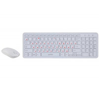 Клавиатура+мышь беспроводная Perfeo  "UNION" (PF_B4899); USB; White