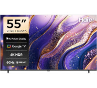 Телевизор 55" HAIER 55H5GUX, 4K UHD, 60Hz