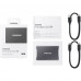 Внешний SSD Samsung T7 1000Gb (MU-PC1T0T/WW); 1.8"; USB 3.2 Gen 2x2 Type-C; Gray