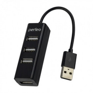USB разветвители (HUB) Perfeo PF-H030; USB 2.0; 4 порта (PF_C3220)