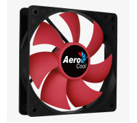 Вентилятор для корпуса; AeroCool Force 12 Red; 120x120x25 mm; 3-pin + Molex; 23.7дБ; 1000 обмин