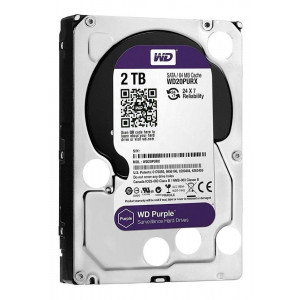 Жесткий диск SATAIII 2000.0 Gb; Western Digital Purple (WD20PURZ)