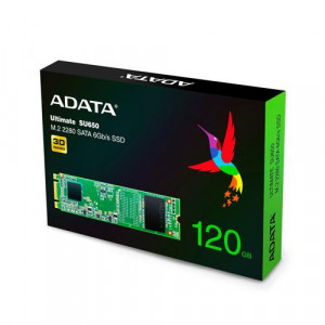 Жесткий диск SSD 120.0 Gb; ADATA SU650 M.2 (ASU650NS38-120GT-C)