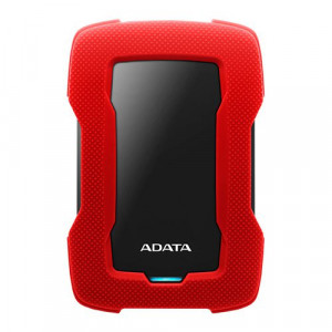 Внешний жесткий диск USB 3.2 1000.0 Gb; ADATA DURABLE HD330 2.5 USB 3.1 Black/Red (AHD330-1TU31-CRD)