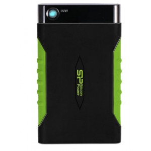 Жесткий диск USB 3.2 2000.0 Gb; Silicon Power Armor A15; 2.5"; Black&Green (SP020TBPHDA15S3K)
