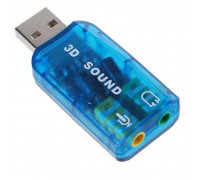 Звуковая карта 3D; USB2.0 Sound 7.1 (G09)
