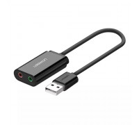 Звуковая карта Ugreen USB 2.0; Black (30724)