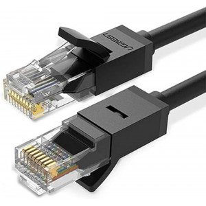  Patch-кабель UGREEN NW102 20161 Cat6 8-Core U/UTP Ethernet Cable 3m Black