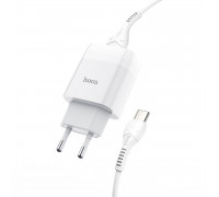  Сетевое зарядное устройство 2xUSB; 5V 2.4A; hoco. (C73A)