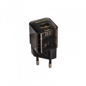  USB зарядное устройство Walker WH-61; Black