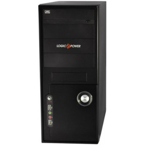 Корпус ATX LogicPower 5823 BK; Middle Tower; Black; 400W