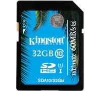 Карта памяти SDHC 32Gb Kingston (SDA10/32GB)