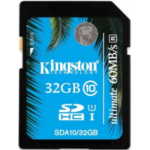 Карта памяти SDHC 32Gb Kingston (SDA10/32GB)